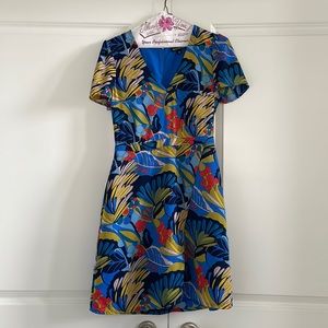 J crew summer dress size 0 fits more like 2 worn once